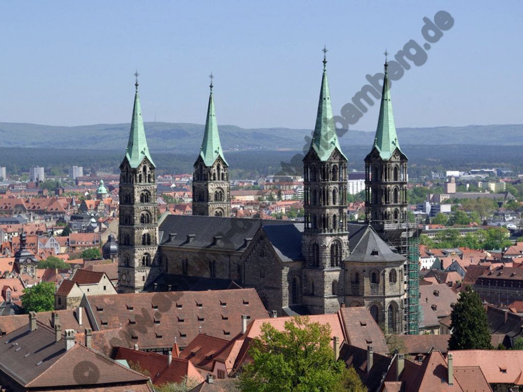 Blick vom Michelsberg auf den Bamberger Dom